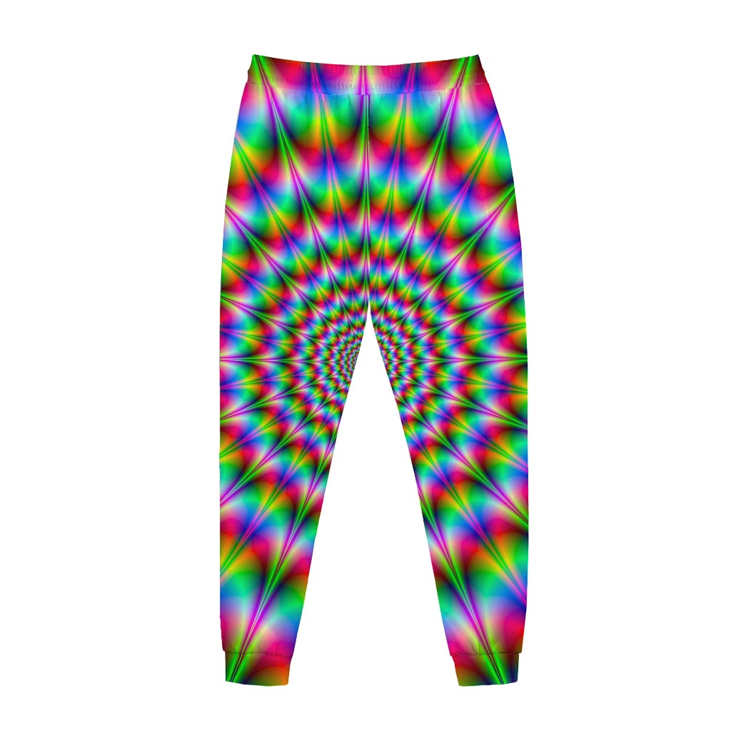 Spiky Psychedelic Optical Illusion Jogger Pants