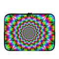 Spiky Psychedelic Optical Illusion Laptop Sleeve