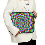Spiky Psychedelic Optical Illusion Laptop Sleeve
