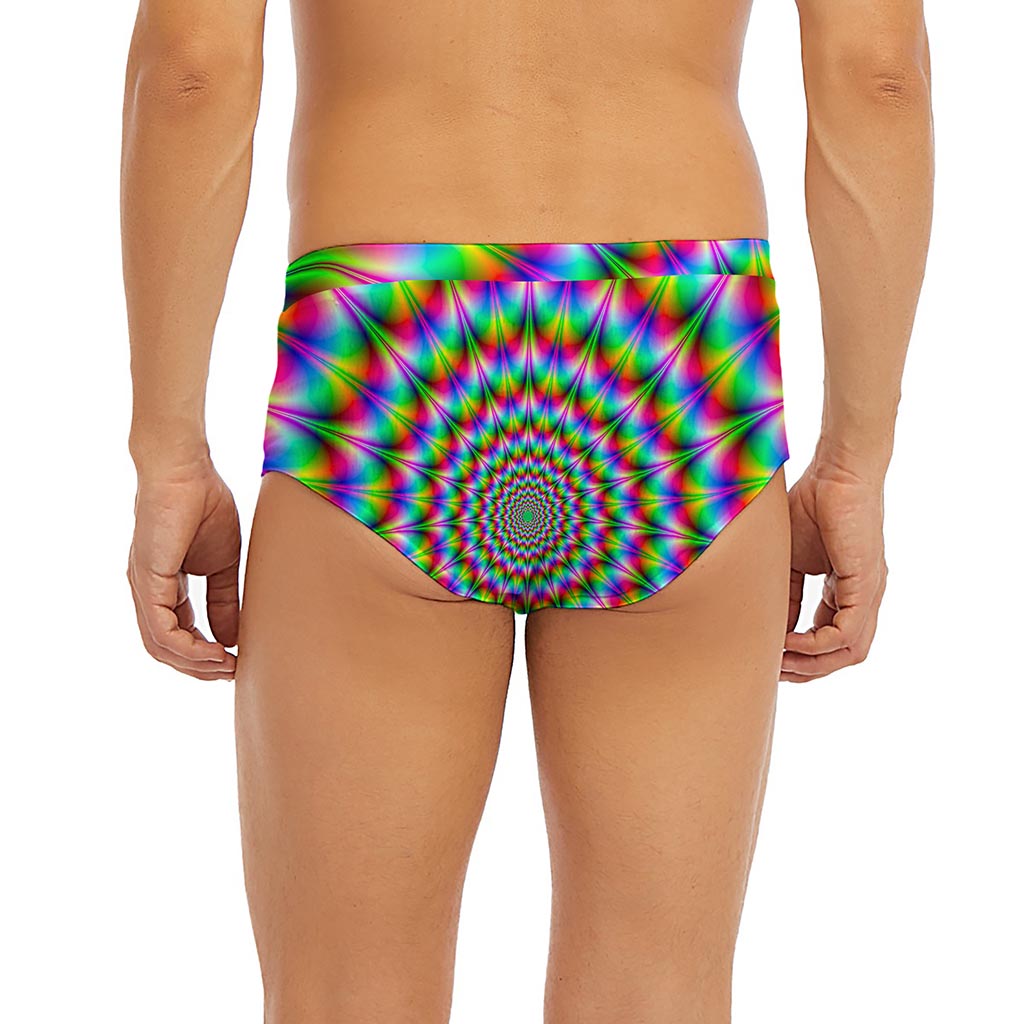 Spiky Psychedelic Optical Illusion Men's Briefs