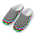 Spiky Psychedelic Optical Illusion Mesh Casual Shoes
