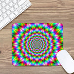 Spiky Psychedelic Optical Illusion Mouse Pad