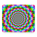 Spiky Psychedelic Optical Illusion Mouse Pad