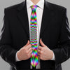 Spiky Psychedelic Optical Illusion Necktie