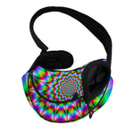 Spiky Psychedelic Optical Illusion Pet Sling Carrier