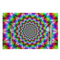 Spiky Psychedelic Optical Illusion Placemat