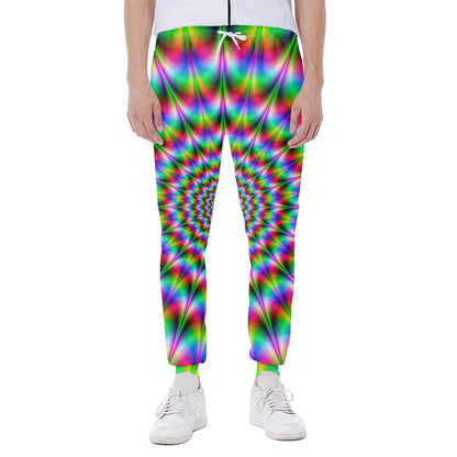 Spiky Psychedelic Optical Illusion Scuba Joggers