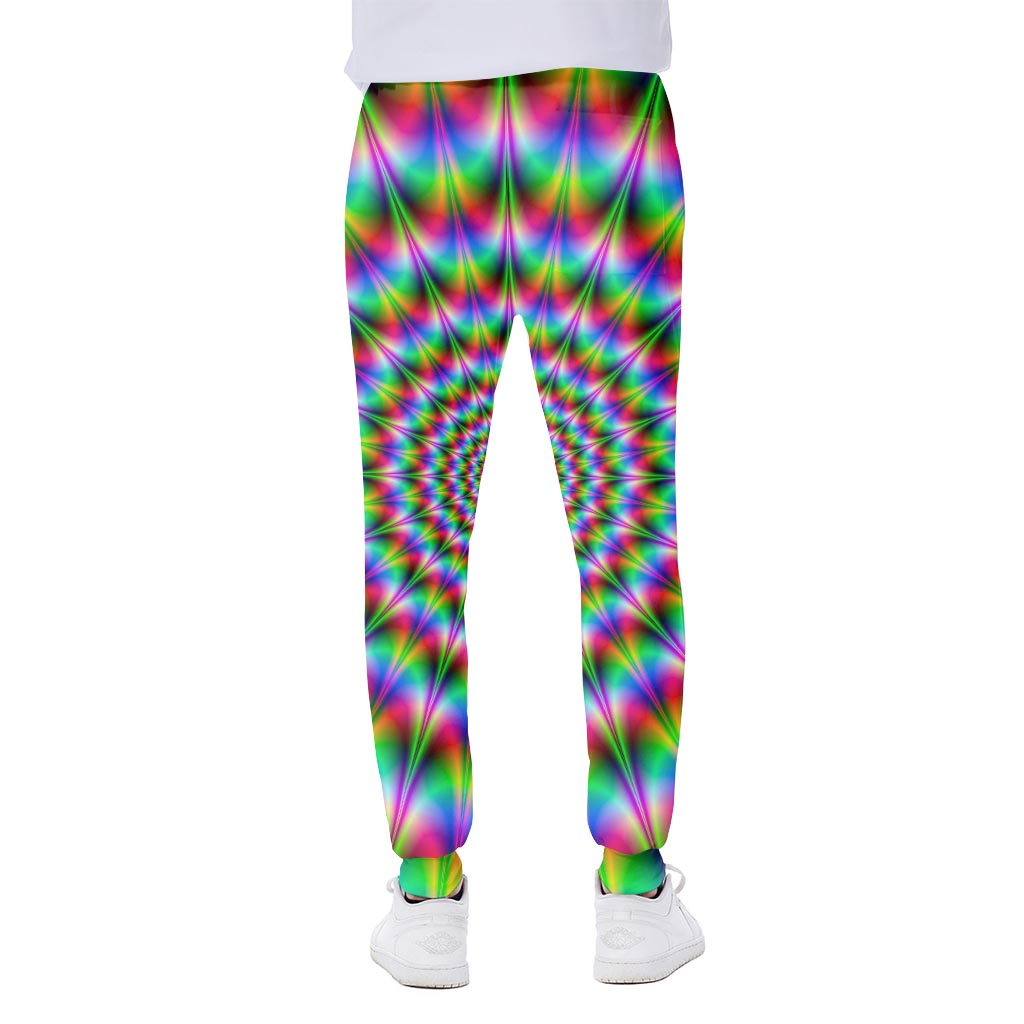 Spiky Psychedelic Optical Illusion Scuba Joggers