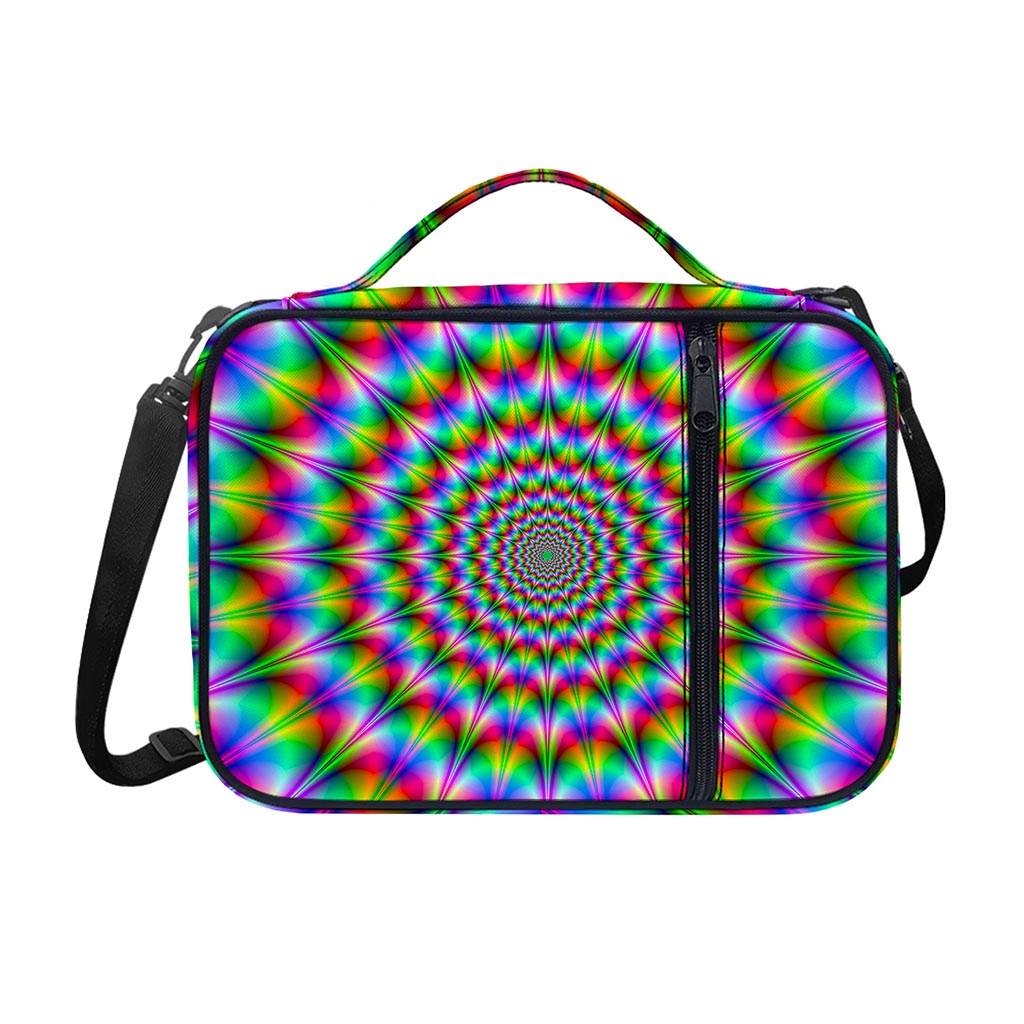Spiky Psychedelic Optical Illusion Shoulder Strap Bible Bag