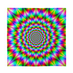 Spiky Psychedelic Optical Illusion Silk Bandana