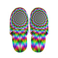 Spiky Psychedelic Optical Illusion Slippers