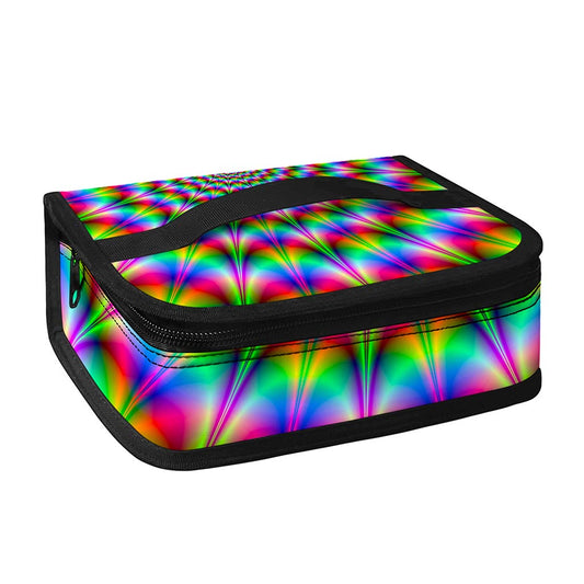 Spiky Psychedelic Optical Illusion Small Lunch Bag