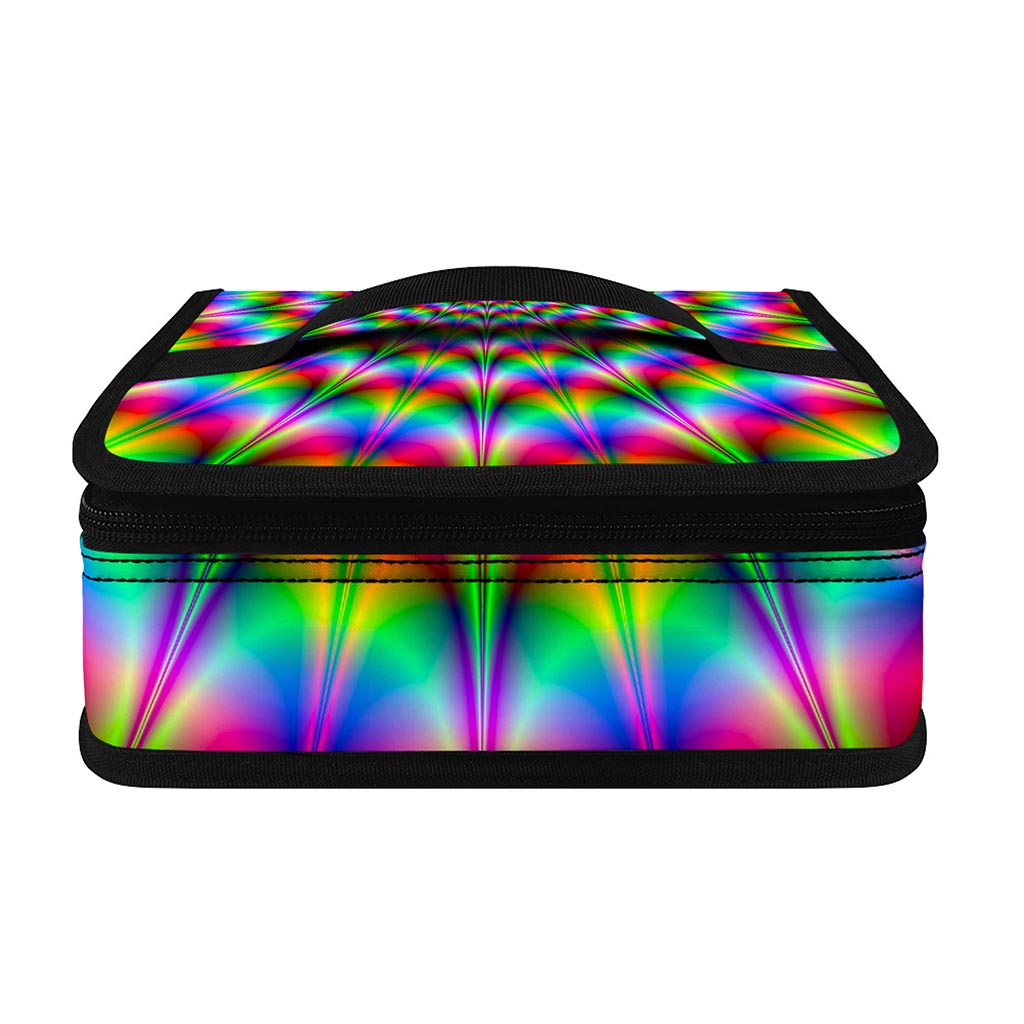 Spiky Psychedelic Optical Illusion Small Lunch Bag