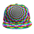Spiky Psychedelic Optical Illusion Snapback Cap