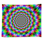 Spiky Psychedelic Optical Illusion Tapestry