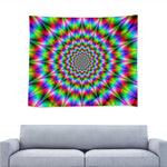 Spiky Psychedelic Optical Illusion Tapestry