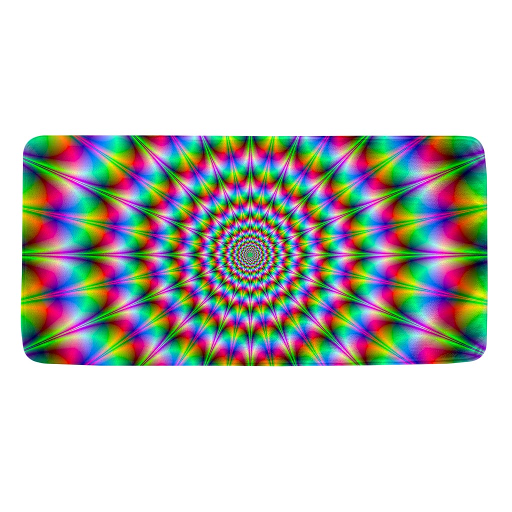Spiky Psychedelic Optical Illusion Towel