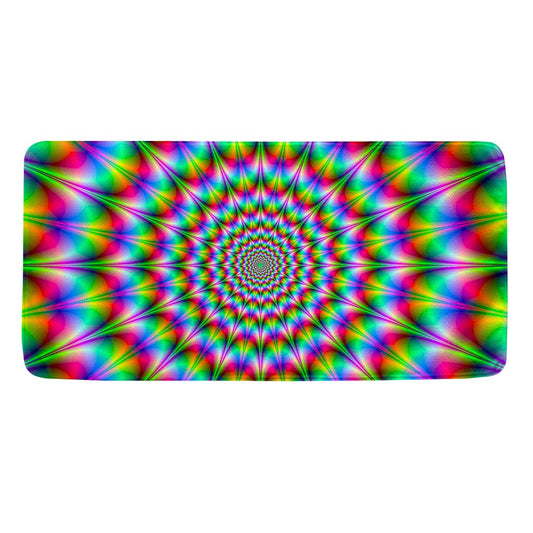 Spiky Psychedelic Optical Illusion Towel