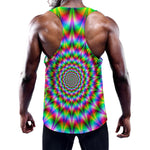 Spiky Psychedelic Optical Illusion Training Tank Top