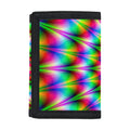 Spiky Psychedelic Optical Illusion Trifold Wallet