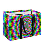 Spiky Psychedelic Optical Illusion Utility Tote Bag