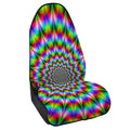 Spiky Psychedelic Optical Illusion Waterproof Car Seat Cover
