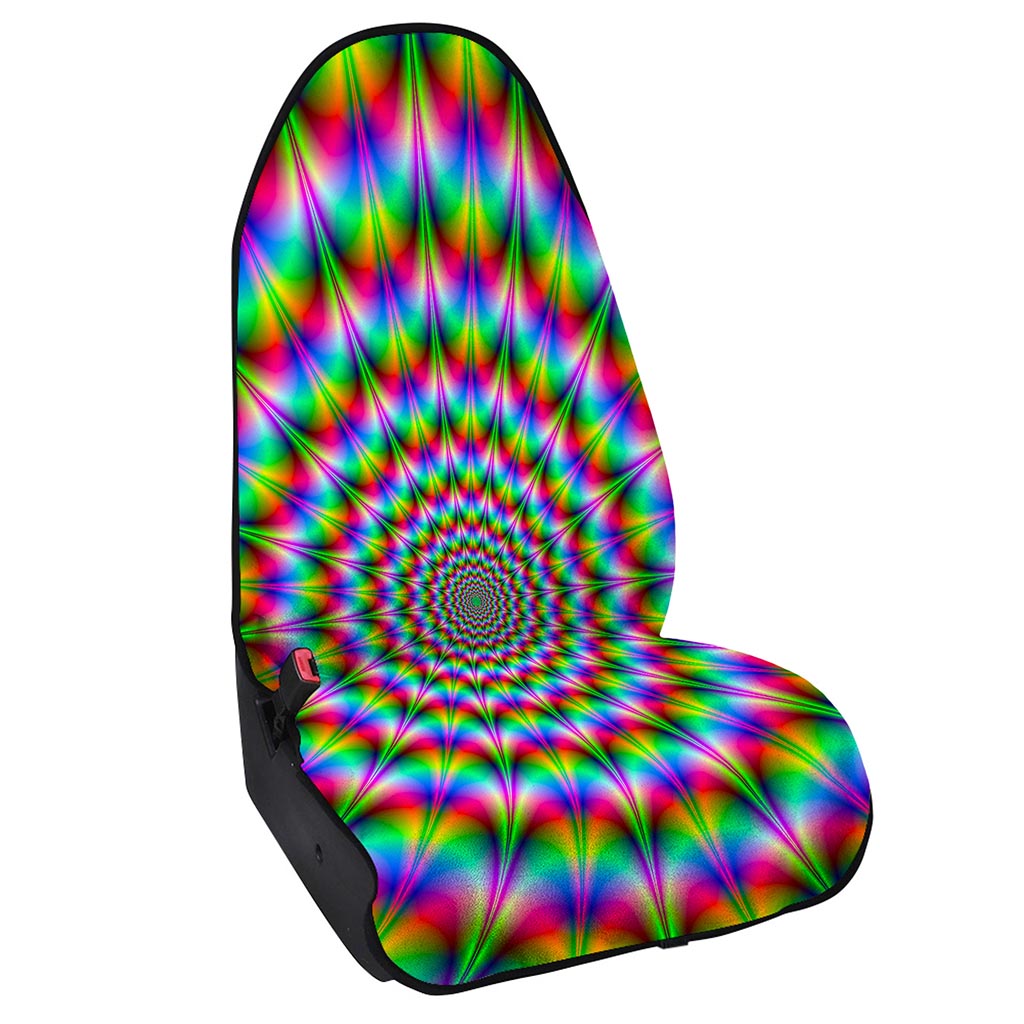 Spiky Psychedelic Optical Illusion Waterproof Car Seat Cover