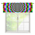 Spiky Psychedelic Optical Illusion Window Valance