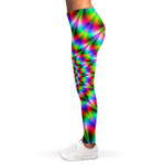 Spiky Psychedelic Optical Illusion Women's Leggings