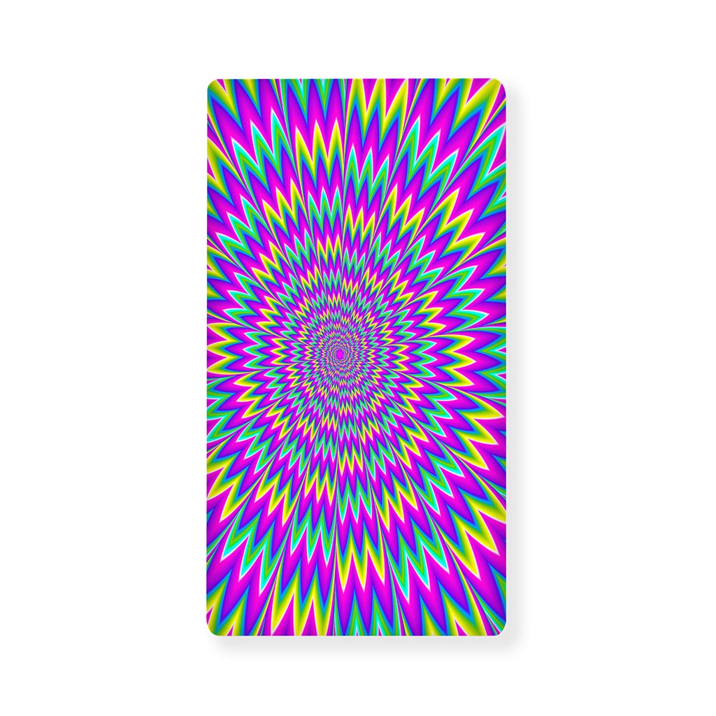 Spiky Spiral Moving Optical Illusion Baby Crib Sheet