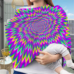 Spiky Spiral Moving Optical Illusion Baby Seat Cover