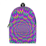 Spiky Spiral Moving Optical Illusion Backpack
