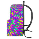 Spiky Spiral Moving Optical Illusion Backpack