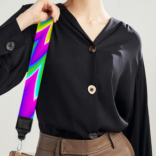 Spiky Spiral Moving Optical Illusion Bag Strap