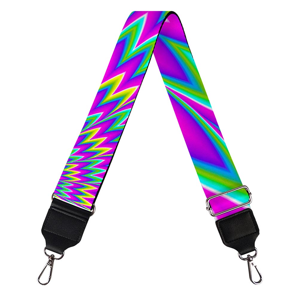 Spiky Spiral Moving Optical Illusion Bag Strap