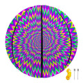 Spiky Spiral Moving Optical Illusion Basketball
