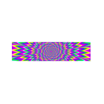 Spiky Spiral Moving Optical Illusion Bed Runner