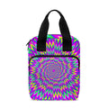 Spiky Spiral Moving Optical Illusion Bible Tote Bag