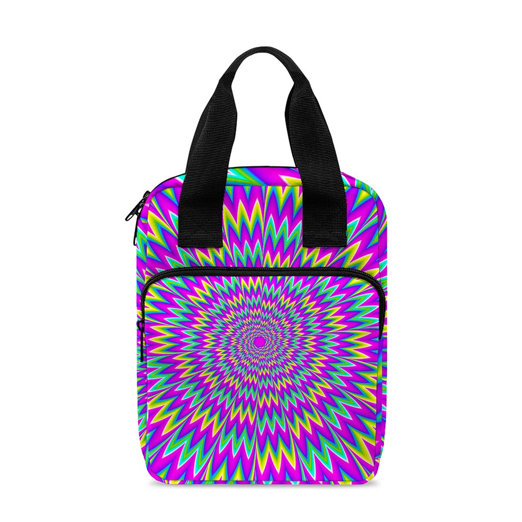 Spiky Spiral Moving Optical Illusion Bible Tote Bag
