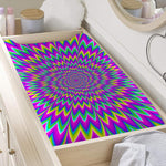 Spiky Spiral Moving Optical Illusion Changing Pad Cover
