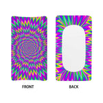 Spiky Spiral Moving Optical Illusion Changing Pad Cover