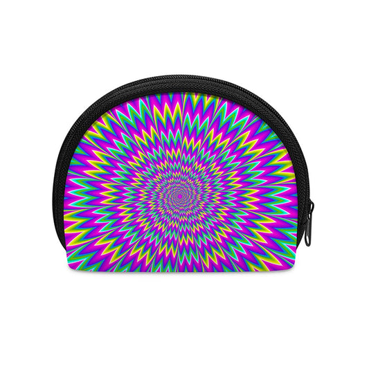 Spiky Spiral Moving Optical Illusion Coin Purse