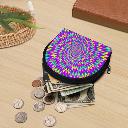 Spiky Spiral Moving Optical Illusion Coin Purse