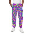 Spiky Spiral Moving Optical Illusion Cotton Sweatpants
