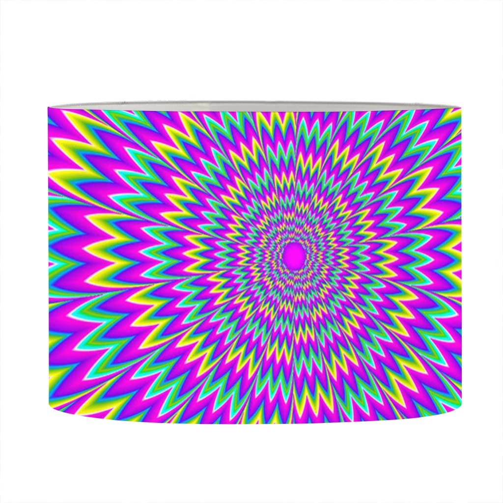 Spiky Spiral Moving Optical Illusion Drum Lamp Shade