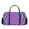 Spiky Spiral Moving Optical Illusion Duffel Bag
