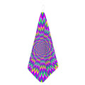 Spiky Spiral Moving Optical Illusion Hand Towel
