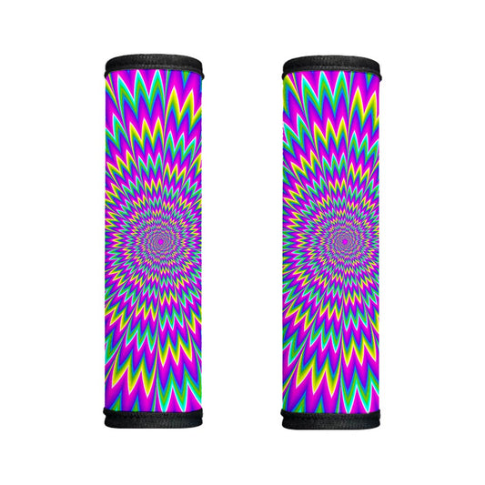 Spiky Spiral Moving Optical Illusion Handle Covers