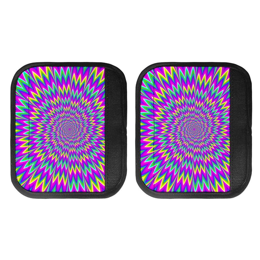 Spiky Spiral Moving Optical Illusion Handle Covers