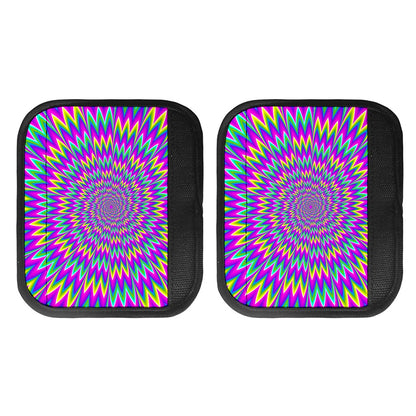 Spiky Spiral Moving Optical Illusion Handle Covers